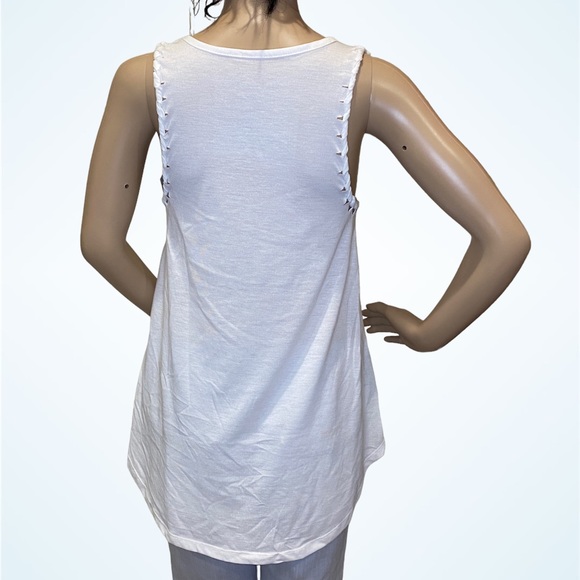 The Golden Girls "Keep America Golden" White Flowy Graphic Tank Top Sz Small NWT - Picture 5 of 6